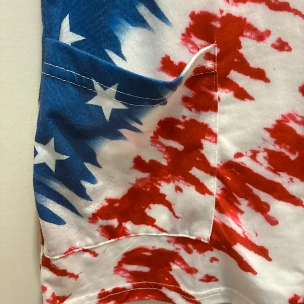 Patriotic Tie Dye Dress Size 14